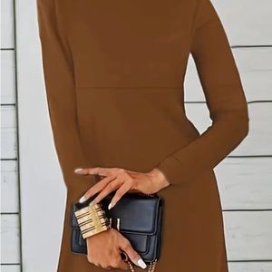 ❤️❤️ Long sleeve crew neck maxi dress. NWOT Easy care. Wrinkle free. XL ❤️❤️